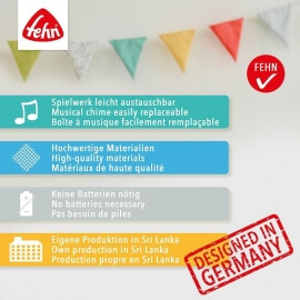 Μουσικό Αρκουδάκι Νανουρίσματος Bruno - Fehn (060119)