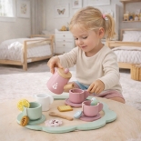 Ξύλινο Σετ Τσαγιού με Αξεσουάρ  - Tooky Toy (TJ271)