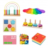 Κουτί Εκπαιδευτικών Παιχνιδιών Montessori 25-36 μηνών - Tooky Toy (TK754)