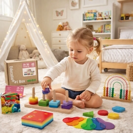 Κουτί Εκπαιδευτικών Παιχνιδιών Montessori 25-36 μηνών - Tooky Toy (TK754)Κουτί Εκπαιδευτικών Παιχνιδιών Montessori 25-36 μηνών - Tooky Toy (TK754)