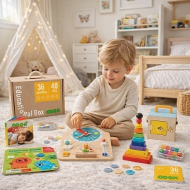 Κουτί Εκπαιδευτικών Παιχνιδιών Montessori 36+ μηνών - Tooky Toy (TK755)Κουτί Εκπαιδευτικών Παιχνιδιών Montessori 36+ μηνών - Tooky Toy (TK755)