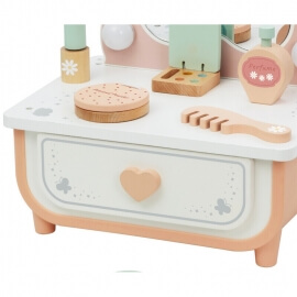 Ξύλινο Μπουντουάρ - Τουαλέτα με Φως - Tooky Toy (TP528)