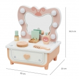 Ξύλινο Μπουντουάρ - Τουαλέτα με Φως - Tooky Toy (TP528)