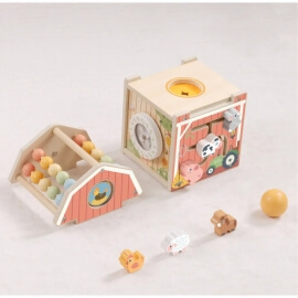 Ξύλινο Εκπαιδευτικό Παιχνίδι "Φάρμα" - Tooky Toy (TP538)