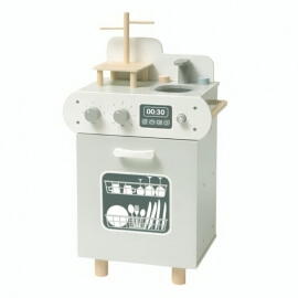 Ξύλινο Πλυντήριο Πιάτων με Αξεσουάρ - Tooky Toy (TP540)Ξύλινο Πλυντήριο Πιάτων με Αξεσουάρ - Tooky Toy (TP540)