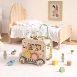 Ξύλινο Εκπαιδευτικό Όχημα Δραστηριοτήτων - Tooky Toy (TP542)