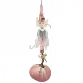 Χειροποίητη Πασχαλινή Λαμπάδα Μπαλαρίνα με Πον-Πον Κολοκύθα (26.28)