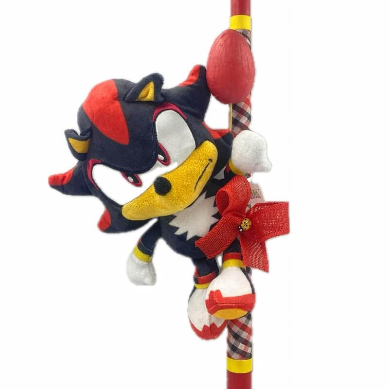 Χειροποίητη Πασχαλινή Λαμπάδα Σόνικ (Sonic) Shadow 24εκ (26.37)
