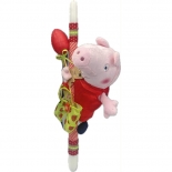 Χειροποίητη Πασχαλινή Λαμπάδα Πέππα 20εκ (26.44)