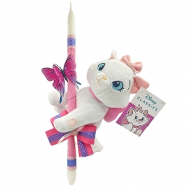 Χειροποίητη Πασχαλινή Λαμπάδα Μαρί Αριστόγατες 20εκ (25.38)Χειροποίητη Πασχαλινή Λαμπάδα Μαρί Αριστόγατες 20εκ (25.38)