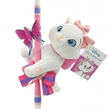 Χειροποίητη Πασχαλινή Λαμπάδα Μαρί Αριστόγατες 20εκ (25.38)