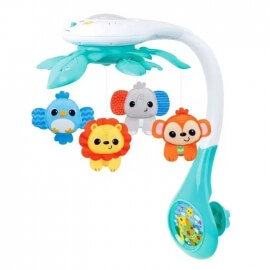 Μελωδικό Περιστρεφόμενο - Προτζέκτορας "Φιλαράκια της Ζούγκλας"(403297)