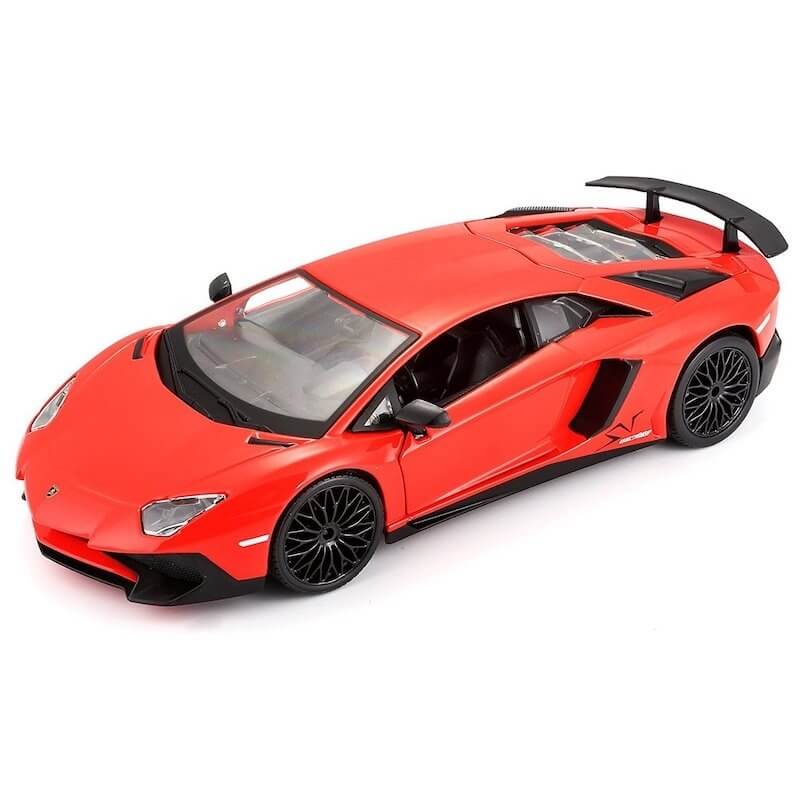 Bburago 1:24 Lamborghini Aventador LP750-4SV Πορτοκαλί Bburago 1:24 Lamborghini Aventador LP750-4SV Πορτοκαλί