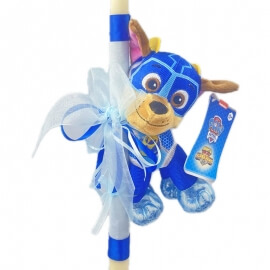 Χειροποίητη Πασχαλινή Λαμπάδα Paw Patrol Αστυνομικός 20εκ (26.78)