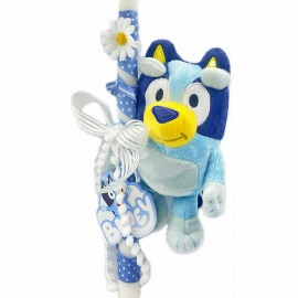Χειροποίητη Πασχαλινή Λαμπάδα Bluey (Μπλούι) 18εκ (26.79)