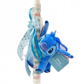 Χειροποίητη Πασχαλινή Λαμπάδα Stitch (Στιτς) 15εκ (26.81)