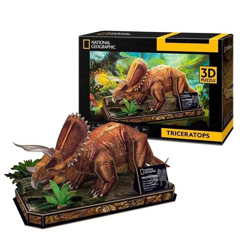 3D Παζλ Τρικεράτοπας National Geographic 44 κομ (CF1052)