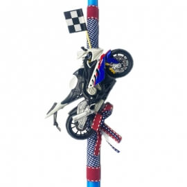 Χειροποίητη Πασχαλινή Λαμπάδα με Μηχανή BMW