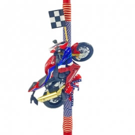 Χειροποίητη Πασχαλινή Λαμπάδα με Μηχανή Honda