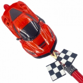 Χειροποίητη Πασχαλινή Λαμπάδα Super Car Τηλεκατ/νο Κόκκινο (26.11)