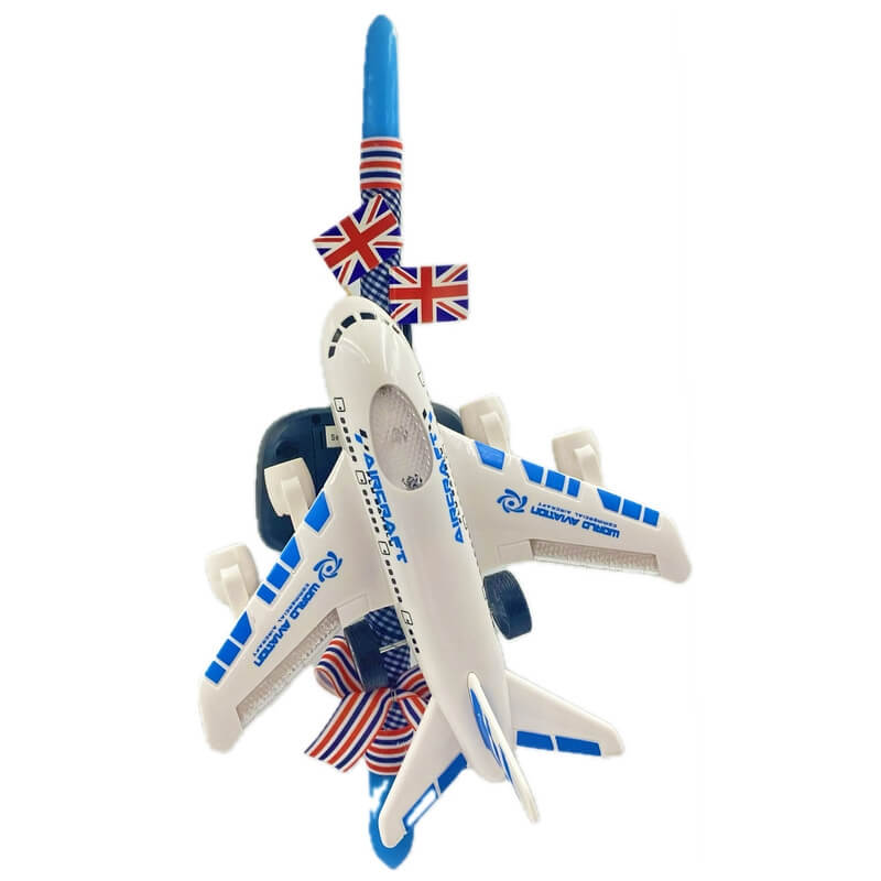 Χειροποίητη Πασχαλινή Λαμπάδα Αεροπλάνο Τηλεκατ/νο Μπλε (26.03)