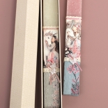 Πασχαλινή Λαμπάδα Πλακέ με Κοπέλα Μονόκερος Λευκή (26059W)