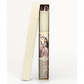 Πασχαλινή Λαμπάδα Πλακέ με Κοπέλα Μονόκερος Λευκή (26059W)Πασχαλινή Λαμπάδα Πλακέ με Κοπέλα Μονόκερος Λευκή (26059W)