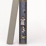 Πασχαλινή Λαμπάδα Πλακέ με Ποδοσφαιριστή Μπλε (26074B)