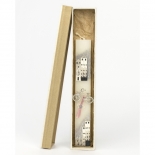 Πασχαλινή Λαμπάδα Πλακέ με Καρφίτσα Ποδήλατο Λευκή (26100W)