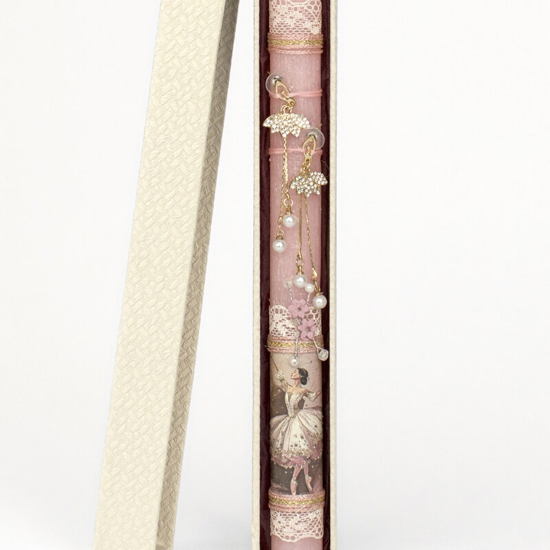 Πασχαλινή Λαμπάδα με Σκουλαρίκια Μπαλαρίνα Ροζ (26106P)Πασχαλινή Λαμπάδα με Σκουλαρίκια Μπαλαρίνα Ροζ (26106P)