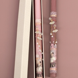 Πασχαλινή Λαμπάδα με Σκουλαρίκια Μπαλαρίνα Ροζ (26106P)Πασχαλινή Λαμπάδα με Σκουλαρίκια Μπαλαρίνα Ροζ (26106P)