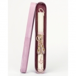 Πασχαλινή Λαμπάδα με Μπρελόκ Μπαλαρίνα Λευκή (26118W)