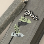 Πασχαλινή Λαμπάδα σε Ξύλινη Κασετίνα Ποδηλάτης (26155)