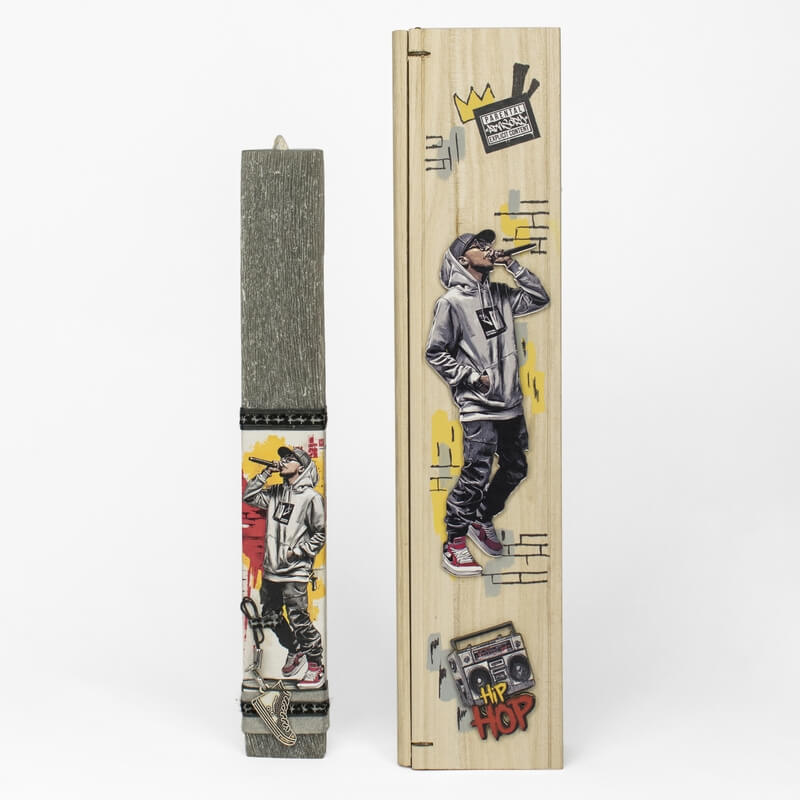 Πασχαλινή Λαμπάδα σε Ξύλινη Κασετίνα Ράπερ (26156)Πασχαλινή Λαμπάδα σε Ξύλινη Κασετίνα Ράπερ (26156)