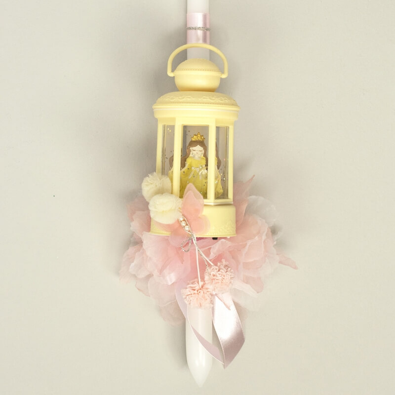 Πασχαλινή Λαμπάδα Πριγκίπισσα σε Φαναράκι με Φως Κίτρινη (26161Y)Πασχαλινή Λαμπάδα Πριγκίπισσα σε Φαναράκι με Φως Κίτρινη (26161Y)