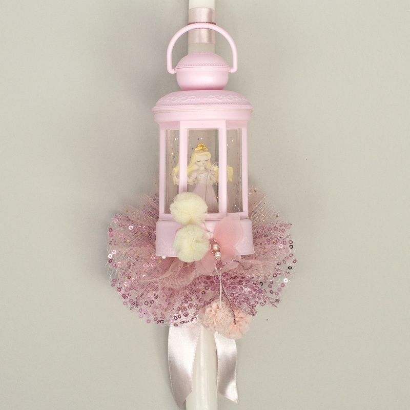 Πασχαλινή Λαμπάδα Πριγκίπισσα σε Φαναράκι με Φως Ροζ (26161P)Πασχαλινή Λαμπάδα Πριγκίπισσα σε Φαναράκι με Φως Ροζ (26161P)