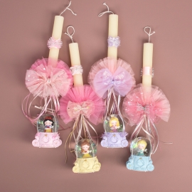 Πασχαλινή Λαμπάδα Χιονάτη σε Άμαξα με Φως (26162S)Πασχαλινή Λαμπάδα Χιονάτη σε Άμαξα με Φως (26162S)