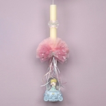 Πασχαλινή Λαμπάδα Frozen Έλσα σε Άμαξα με Φως (26162E)