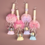 Πασχαλινή Λαμπάδα Frozen Έλσα σε Άμαξα με Φως (26162E)