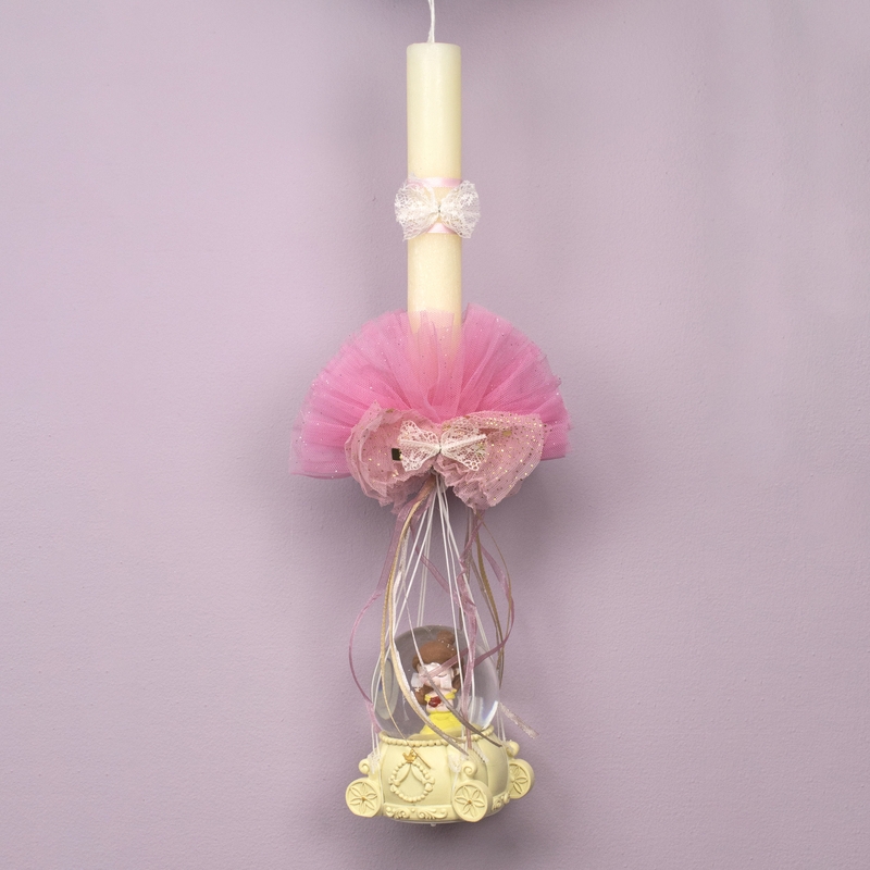 Πασχαλινή Λαμπάδα Πεντάμορφη Μπελ σε Άμαξα με Φως (26162B)Πασχαλινή Λαμπάδα Πεντάμορφη Μπελ σε Άμαξα με Φως (26162B)