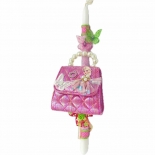 Χειροποίητη Πασχαλινή Λαμπάδα με Τσαντάκι Frozen Elsa φούξια (26.97)