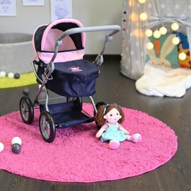 Καρότσι Κούκλας First Brincess Blue - Knorrtoys (63442)