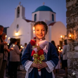 Χειροποίητη Πασχαλινή Λαμπάδα Πέππα - Peppa 20εκ (26.44)