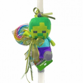 Χειροποίητη Πασχαλινή Λαμπάδα Minecraft Zombie 13εκ (26.84)Χειροποίητη Πασχαλινή Λαμπάδα Minecraft Zombie 13εκ (26.84)
