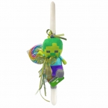 Χειροποίητη Πασχαλινή Λαμπάδα Minecraft Zombie 13εκ (26.84)