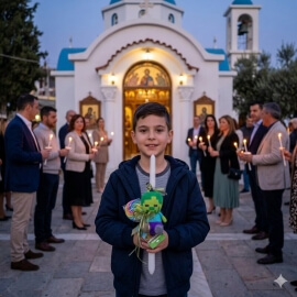 Χειροποίητη Πασχαλινή Λαμπάδα Minecraft Zombie 13εκ (26.84)Χειροποίητη Πασχαλινή Λαμπάδα Minecraft Zombie 13εκ (26.84)