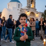 Χειροποίητη Πασχαλινή Λαμπάδα Καραγκιόζης (26.86)