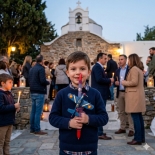 Χειροποίητη Πασχαλινή Λαμπάδα Αεροπλάνο Vintage Μπλε (26.14)