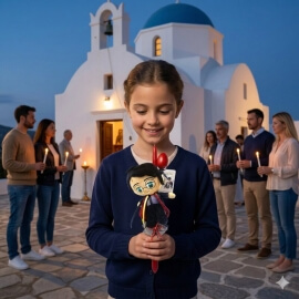 Χειροποίητη Πασχαλινή Λαμπάδα Χάρι Πότερ (Harry Potter) 21εκ (26.65)