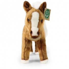 Λούτρινο 'Αλογο Καφέ με Χαίτη 23 εκ Eco Friendly - Rappa (242906)